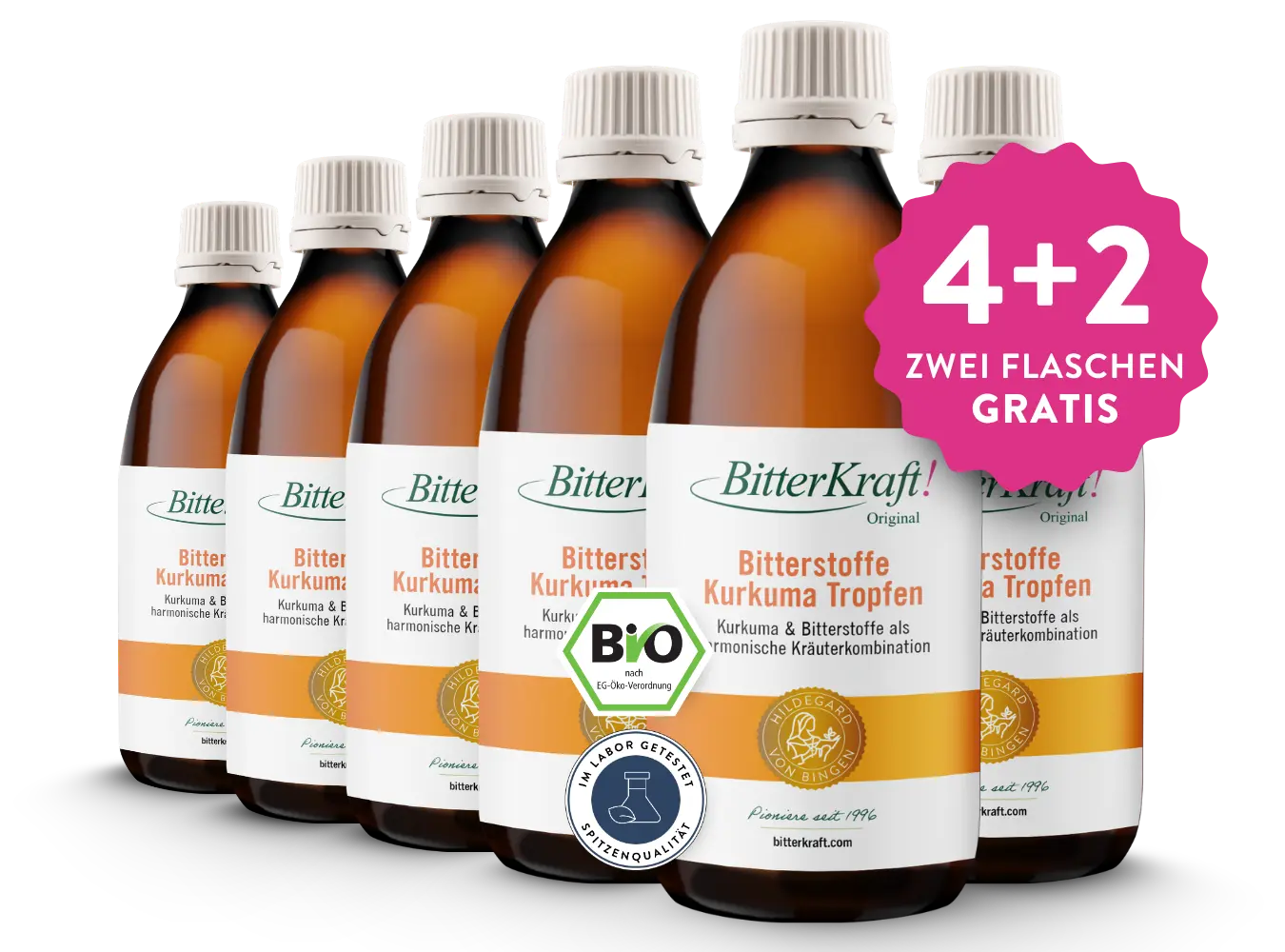 BitterKraft! Original Kurkuma Tropfen (BIO) 200ml
