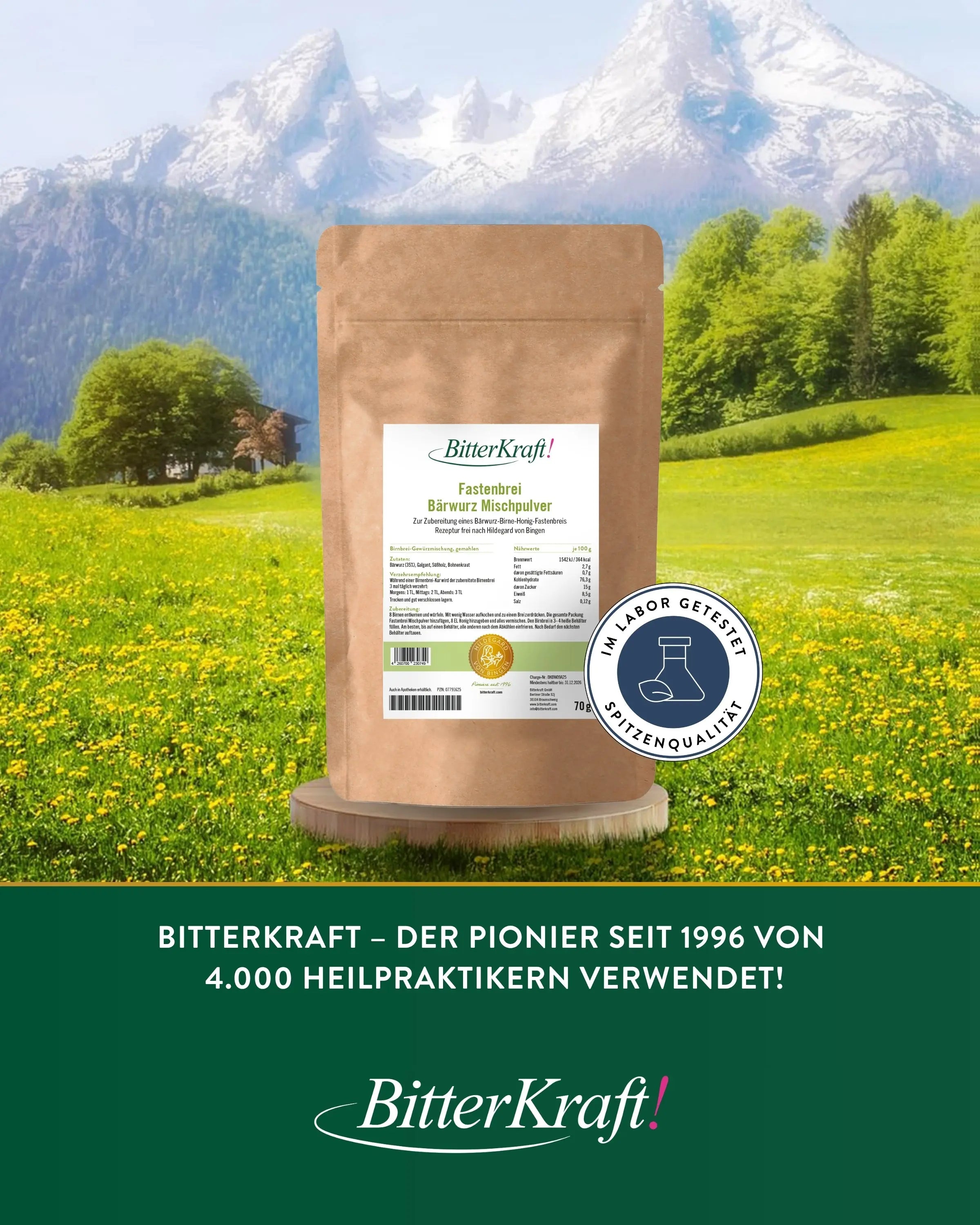 Bärwurz Birnenhonig Mischpulver Geburtstagspaket