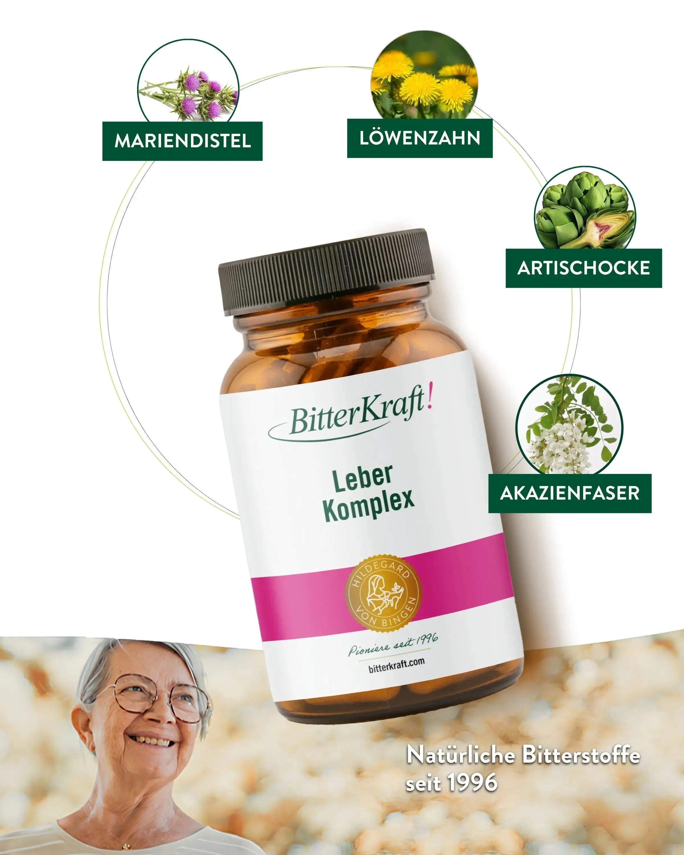BitterKraft! Leber-Komplex (60 Kapseln)