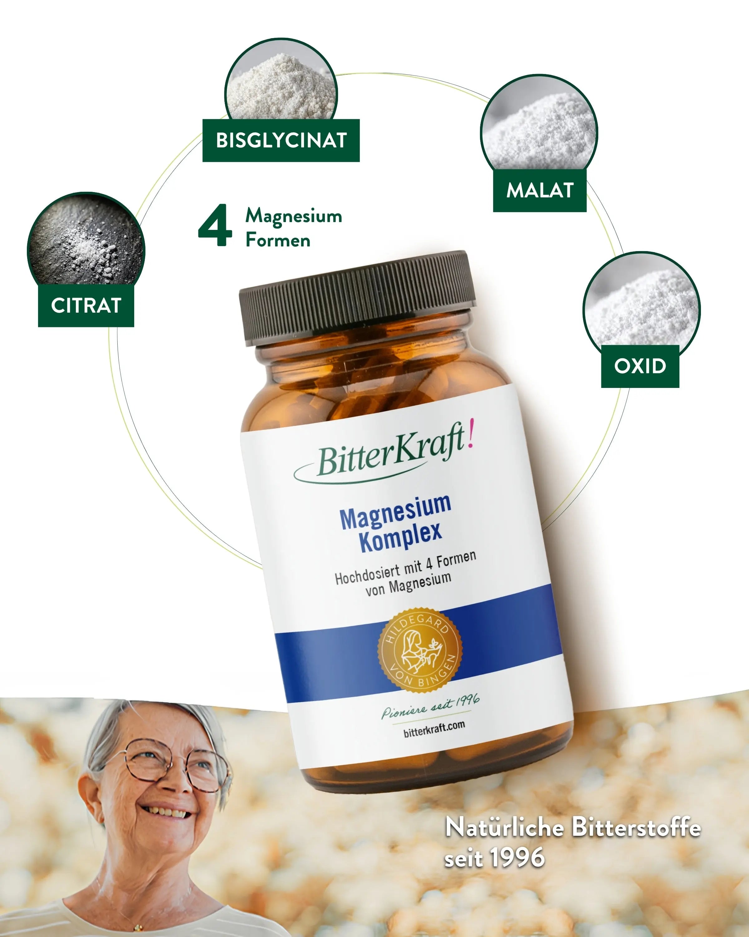 Bitterkraft Magnesium Komplex (60 Kapseln)