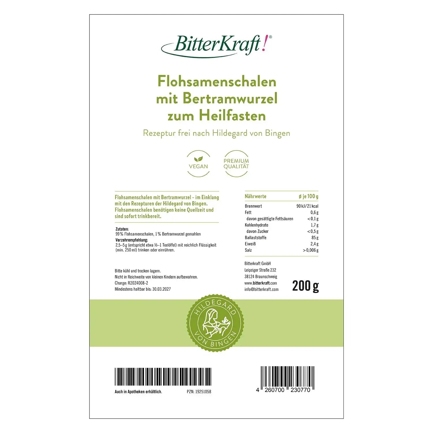 Abnehm-Fasten-Paket Bitterkraft GmbH - Bitterkraft