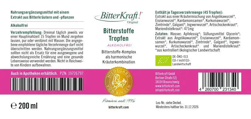 Abnehm-Fasten-Paket Bitterkraft GmbH - Bitterkraft
